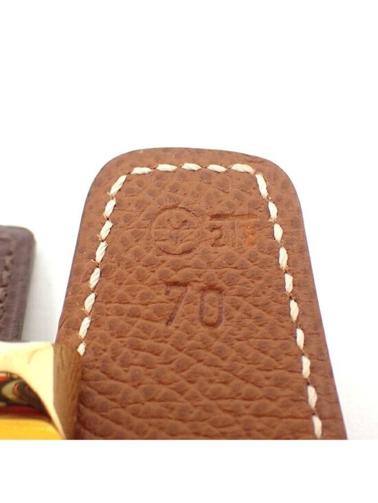 Hermes Belt Round Gold main image 5